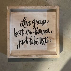 Wall sign